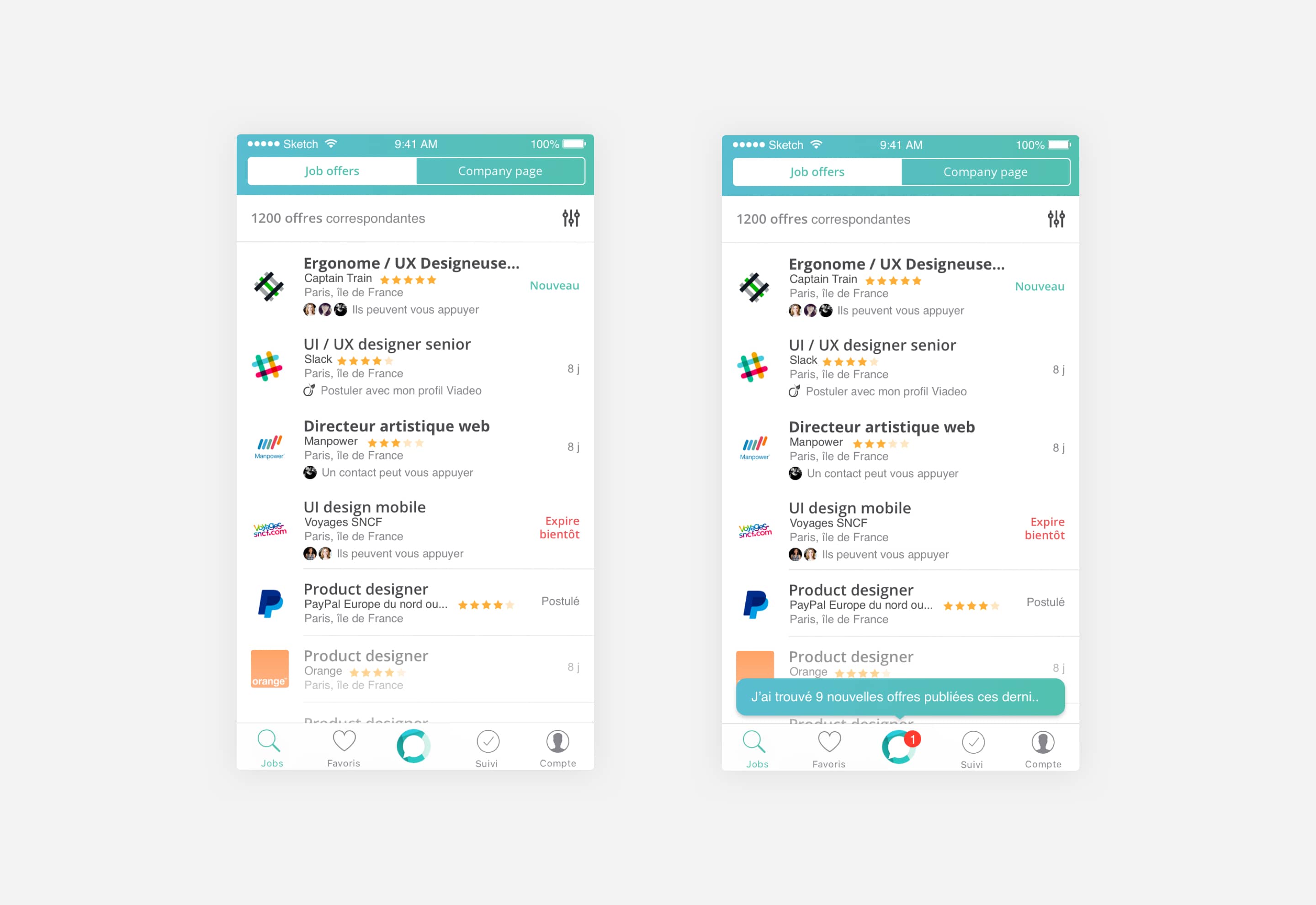 Application flow