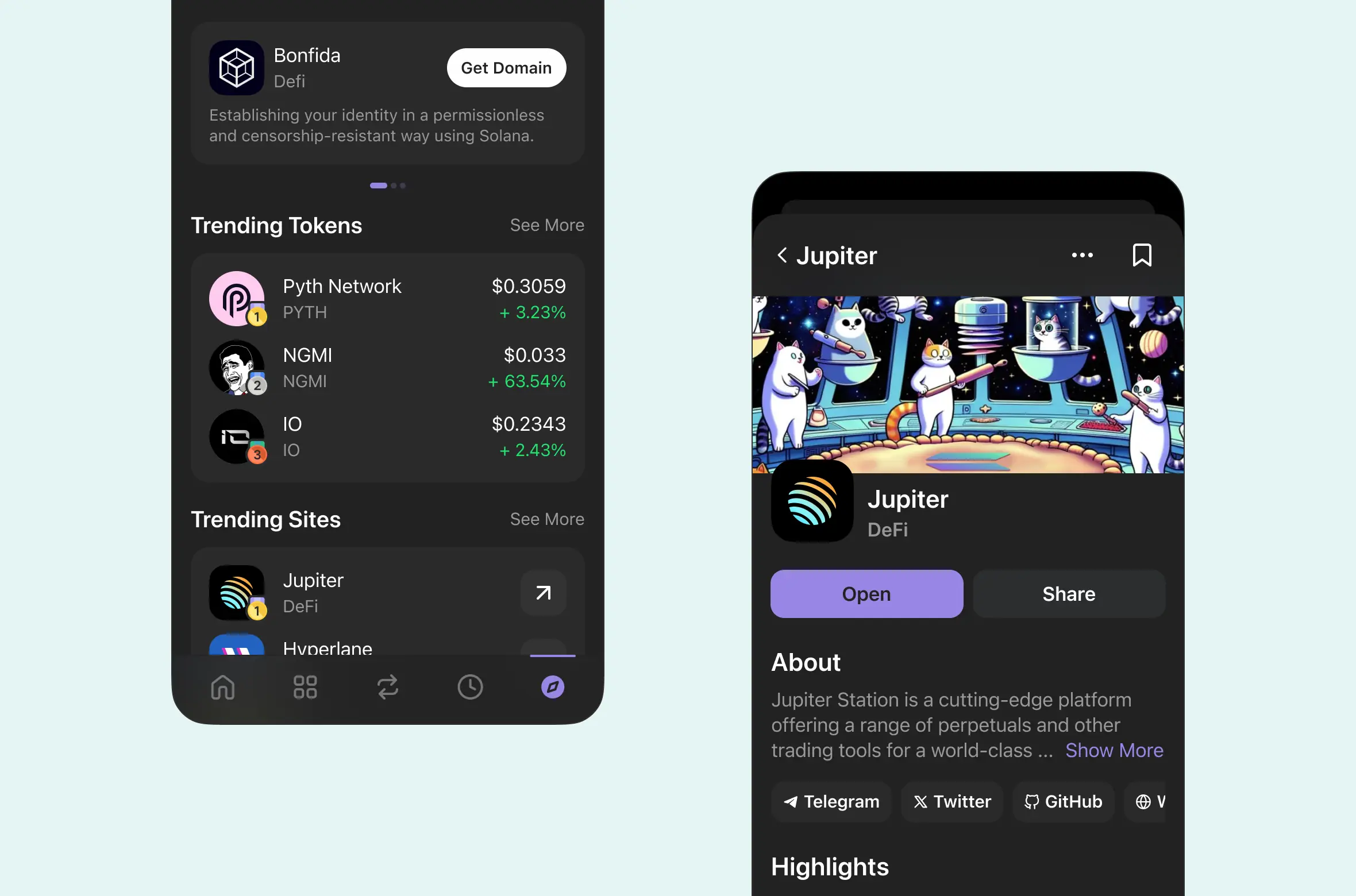 Explore & app discovery
