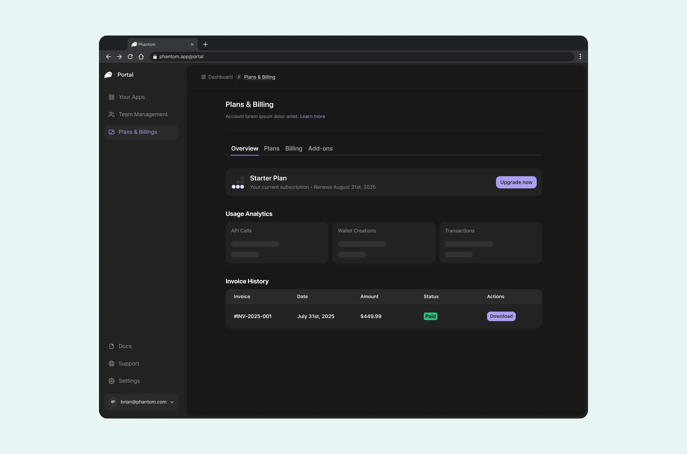 Plans & billing overview